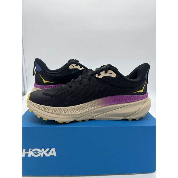 Hoka One One Men's Challenger ATR 7 GTX Gore-Tex Black/Oatmeal Trail Sz 9 New - Picture 6 of 10
